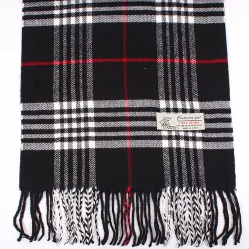 TZ Promise Tartan Plaid CasModazoneere Feel Classic Soft Luxurious Winter Scarf For Men Women - 4