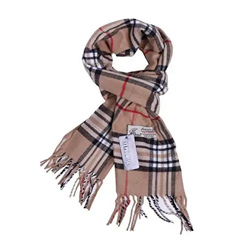 TZ Promise Tartan Plaid CasModazoneere Feel Classic Soft Luxurious Winter Scarf For Men Women - 4