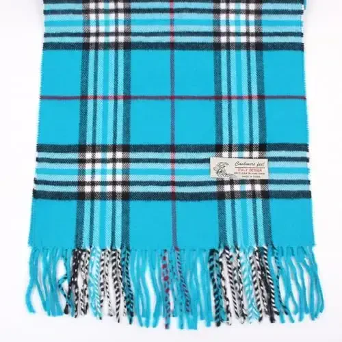 TZ Promise Tartan Plaid CasModazoneere Feel Classic Soft Luxurious Winter Scarf For Men Women - 4
