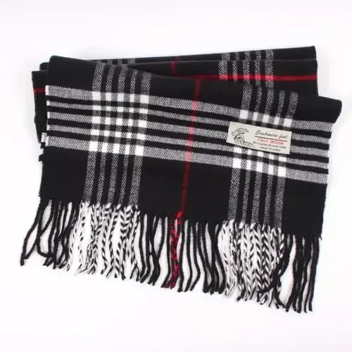 TZ Promise Tartan Plaid CasModazoneere Feel Classic Soft Luxurious Winter Scarf For Men Women - 3