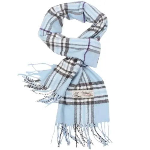 TZ Promise Тартан Плэд CasModazoneere Feel Classic Soft Luxurious Зимний шарф для мужчин и женщин - 2