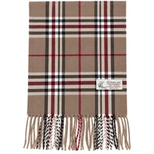 TZ Promise Unisex Tartan Plaid CasModazoneere Feel Winter Christmas Warm Scarf | 20+ Colors,72 x 12 inches+3 inches Fringes,Cold Weather Accessories,Christmas Gift,Soft Lightweight,Men or Women - TZ (1)