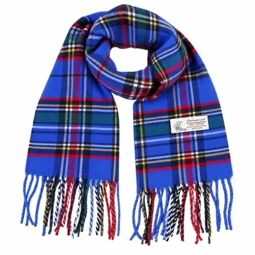 TZ Promise Unisex Tartan Plaid CasModazoneere Feel Winter Christmas Warm Scarf | 20+ Colors,72 x 12 inches+3 inches Fringes,Cold Weather Accessories,Christmas Gift,Soft Lightweight,Men or Women - 1