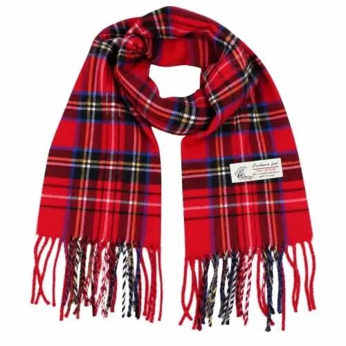 TZ Promise Unisex Tartan Plaid CasModazoneere Feel Winter Christmas Warm Scarf | 20+ Colors,72 x 12 inches+3 inches Fringes,Cold Weather Accessories,Christmas Gift,Soft Lightweight,Men or Women - 1