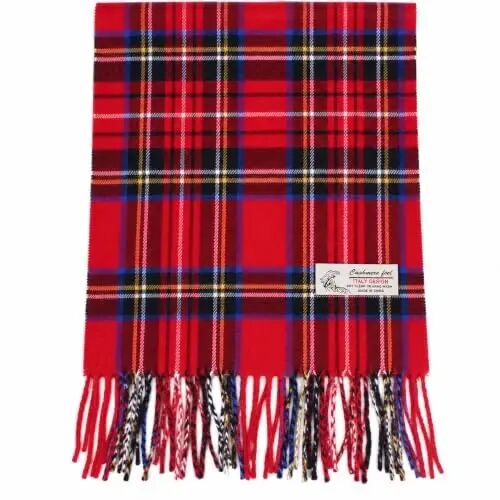 TZ Promise Unisex Tartan Plaid CasModazoneere Feel Winter Christmas Warm Scarf | 20+ Colors,72 x 12 inches+3 inches Fringes,Cold Weather Accessories,Christmas Gift,Soft Lightweight,Men or Women - TZ (1)