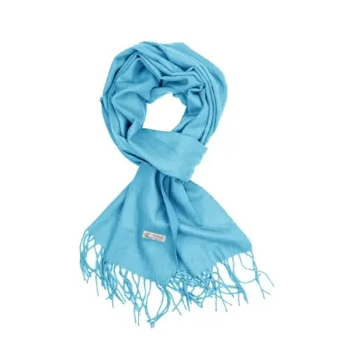 TZ Promise Unisex Winter Scarf Solid Color CasModazoneere Feel Long Warm | 30+ Solid Colors,72 x 12 inches+3 inches Fringes,Men or Women,Cold Weather Accessories,Christmas Gift,Soft Warm Lightweigh - 1