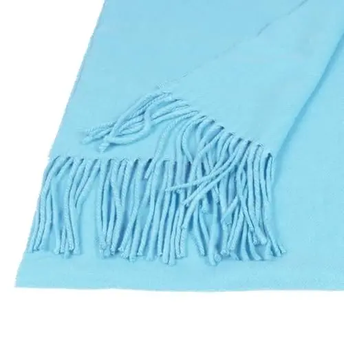 TZ Promise Unisex Winter Scarf Solid Color CasModazoneere Feel Long Warm | 30+ Solid Colors,72 x 12 inches+3 inches Fringes,Men or Women,Cold Weather Accessories,Christmas Gift,Soft Warm Lightweigh - 3