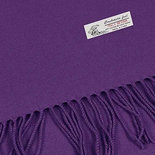 TZ Promise Unisex Winter Scarf Solid Color CasModazoneere Feel Long Warm | 30+ Solid Colors,72 x 12 inches+3 inches Fringes,Men or Women,Cold Weather Accessories,Christmas Gift,Soft Warm Lightweigh - TZ (1)