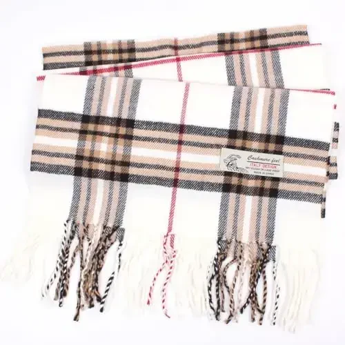 TZ Promise Tartan Plaid CasModazoneere Feel Classic Soft Luxurious Winter Scarf For Men Women - 3