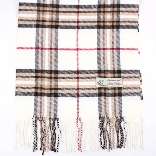 TZ Promise Tartan Plaid CasModazoneere Feel Classic Soft Luxurious Winter Scarf For Men Women - 4