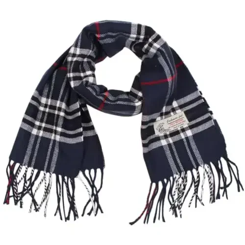 TZ Promise Tartan Plaid CasModazoneere Feel Classic Soft Luxurious Winter Scarf For Men Women - MODAZONE