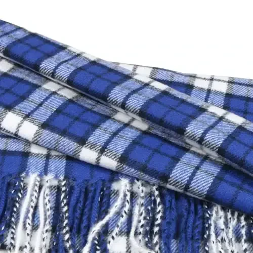 TZ Promise Herringbone Houndstooth Checked Pattern CasModazoneere Feel Classic Soft Luxurious Winter Scarf For Men Women - 4