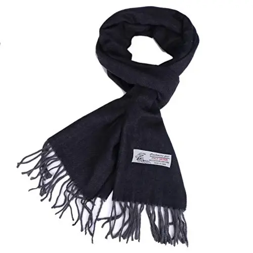 TZ Promise Herringbone Houndstooth Checked Pattern CasModazoneere Feel Classic Soft Luxurious Winter Scarf For Men Women - 1