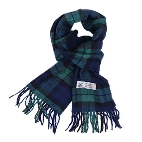 TZ Promise Herringbone Houndstooth Checked Pattern CasModazoneere Feel Classic Soft Luxurious Winter Scarf For Men Women 