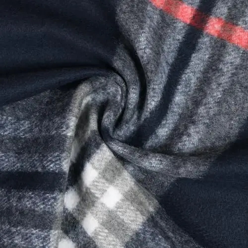 TZ Promise Herringbone Houndstooth Checked Pattern CasModazoneere Feel Classic Soft Luxurious Winter Scarf For Men Women - 2