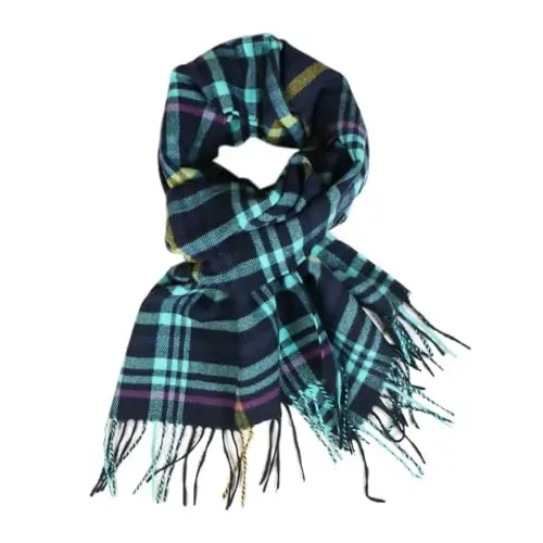 TZ Promise Herringbone Houndstooth Checked Pattern CasModazoneere Feel Classic Soft Luxurious Winter Scarf For Men Women 