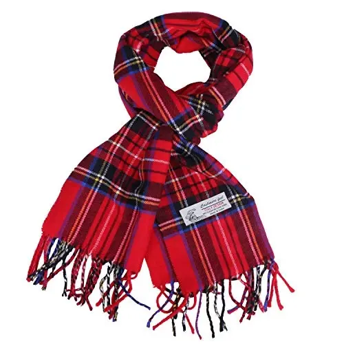 TZ Promise Herringbone Houndstooth Checked Pattern CasModazoneere Feel Classic Soft Luxurious Winter Scarf For Men Women - 1