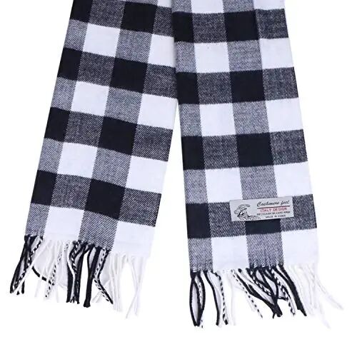 TZ Promise Herringbone Houndstooth Checked Pattern CasModazoneere Feel Classic Soft Luxurious Winter Scarf For Men Women - TZ (1)