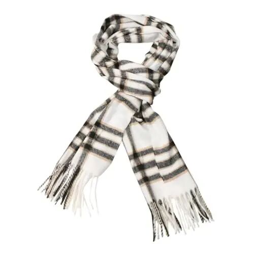 TZ Promise Herringbone Houndstooth Checked Pattern CasModazoneere Feel Classic Soft Luxurious Winter Scarf For Men Women - TZ