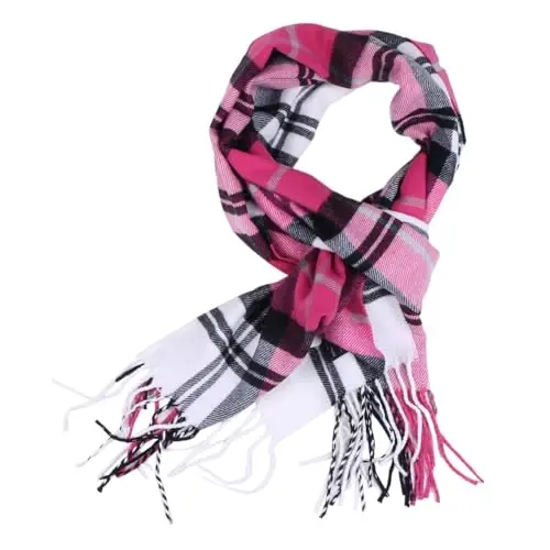 TZ Promise Herringbone Houndstooth Checked Pattern CasModazoneere Feel Classic Soft Luxurious Winter Scarf For Men Women - 5