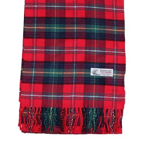 TZ Promise Herringbone Houndstooth Checked Pattern CasModazoneere Feel Classic Soft Luxurious Winter Scarf For Men Women - TZ (1)