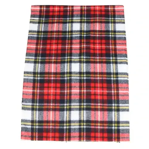 TZ Promise Herringbone Houndstooth Checked Pattern CasModazoneere Feel Classic Soft Luxurious Winter Scarf For Men Women - 3