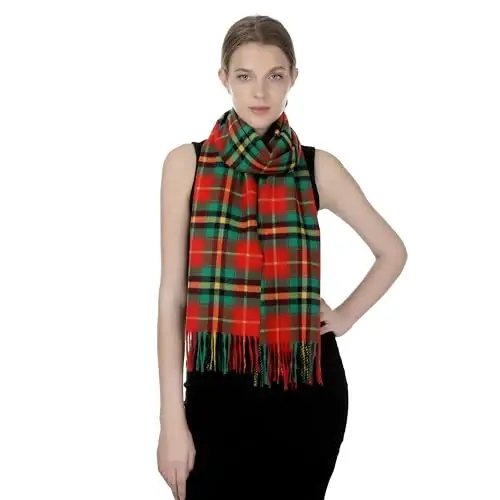 TZ Promise Herringbone Houndstooth Checked Pattern CasModazoneere Feel Classic Soft Luxurious Winter Scarf For Men Women - 5