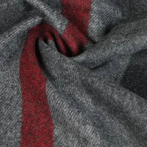 TZ Promise Herringbone Houndstooth Checked Pattern CasModazoneere Feel Classic Soft Luxurious Winter Scarf For Men Women - 3