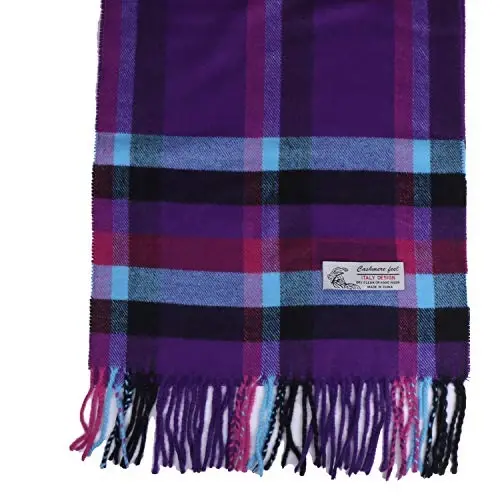 TZ Promise Herringbone Houndstooth Checked Pattern CasModazoneere Feel Classic Soft Luxurious Winter Scarf For Men Women - 2