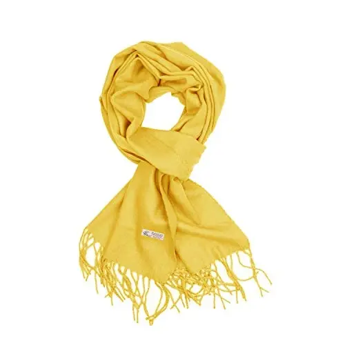 TZ Promise Plain Solid Color CasModazoneere Feel Classic Soft Luxurious Winter Scarf For Men Women 