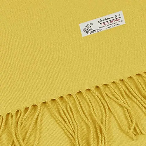 TZ Promise Plain Solid Color CasModazoneere Feel Classic Soft Luxurious Winter Scarf For Men Women - TZ (1)