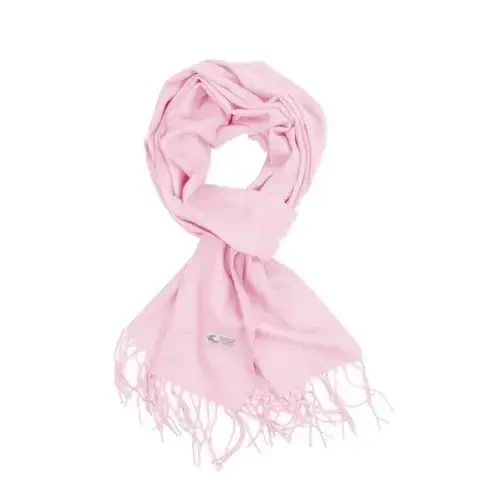 TZ Promise Plain Solid Color CasModazoneere Feel Classic Soft Luxurious Winter Scarf For Men Women - 1