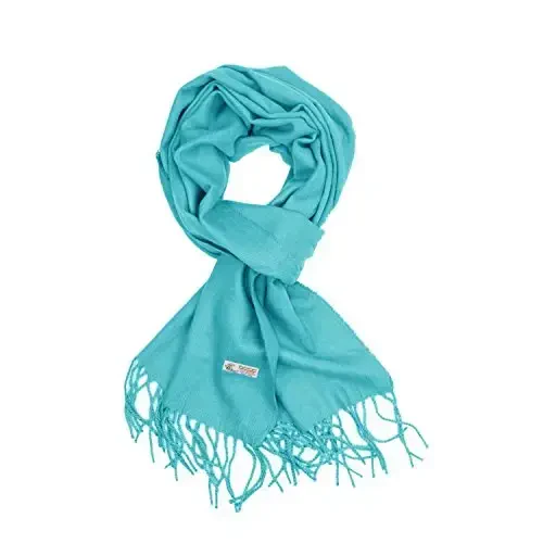TZ Promise Plain Solid Color CasModazoneere Feel Classic Soft Luxurious Winter Scarf For Men Women - 1