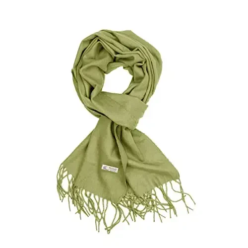 TZ Promise Plain Solid Color CasModazoneere Feel Classic Soft Luxurious Winter Scarf For Men Women - TZ
