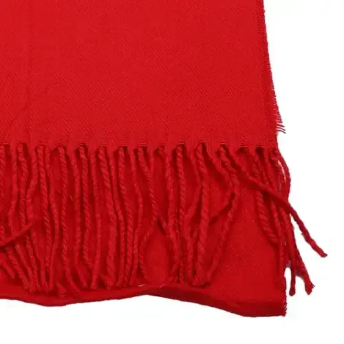 TZ Promise Plain Solid Color CasModazoneere Feel Classic Soft Luxurious Winter Scarf For Men Women - 4