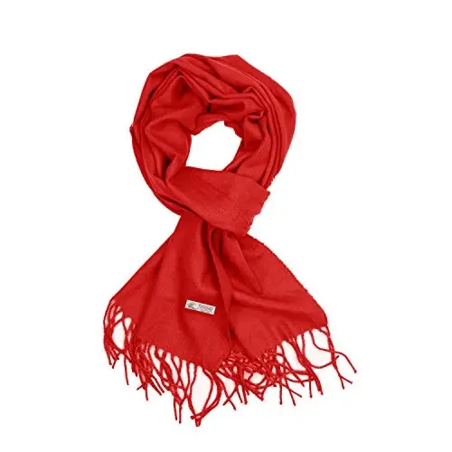 TZ Promise Plain Solid Color CasModazoneere Feel Classic Soft Luxurious Winter Scarf For Men Women - 1