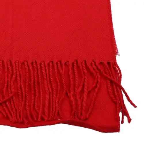 TZ Promise Plain Solid Color CasModazoneere Feel Classic Soft Luxurious Winter Scarf For Men Women - 4