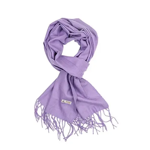 TZ Promise Plain Solid Color CasModazoneere Feel Classic Soft Luxurious Winter Scarf For Men Women - 1