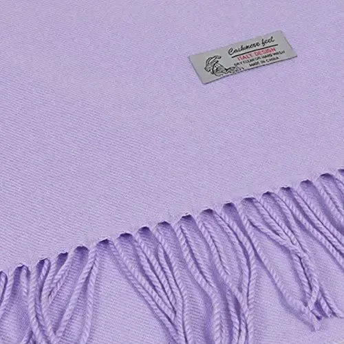 TZ Promise Plain Solid Color CasModazoneere Feel Classic Soft Luxurious Winter Scarf For Men Women - MODAZONE (1)