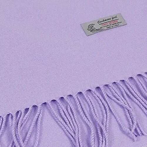 TZ Promise Plain Solid Color CasModazoneere Feel Classic Soft Luxurious Winter Scarf For Men Women - TZ (1)