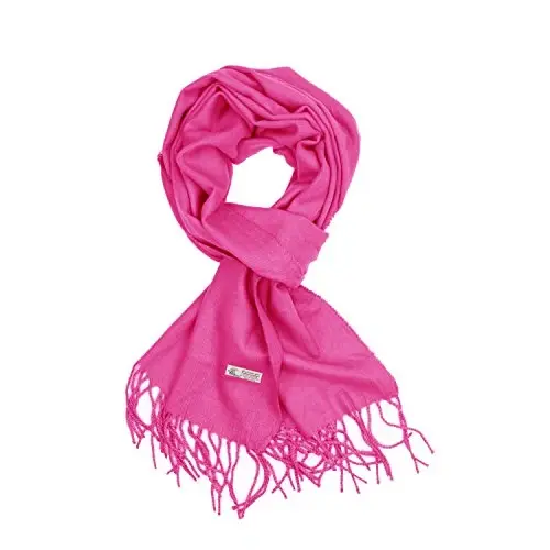 TZ Promise Plain Solid Color CasModazoneere Feel Classic Soft Luxurious Winter Scarf For Men Women - 1