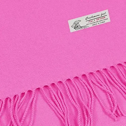 TZ Promise Plain Solid Color CasModazoneere Feel Classic Soft Luxurious Winter Scarf For Men Women - MODAZONE (1)