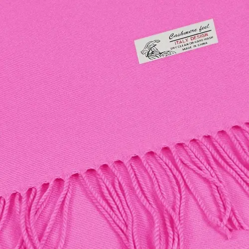 TZ Promise Plain Solid Color CasModazoneere Feel Classic Soft Luxurious Winter Scarf For Men Women - 2