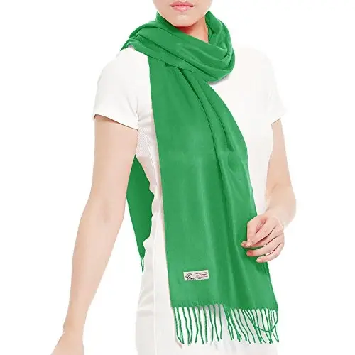 TZ Promise Plain Solid Color CasModazoneere Feel Classic Soft Luxurious Winter Scarf For Men Women - 3