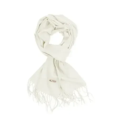 TZ Promise Plain Solid Color CasModazoneere Feel Classic Soft Luxurious Winter Scarf For Men Women - 1
