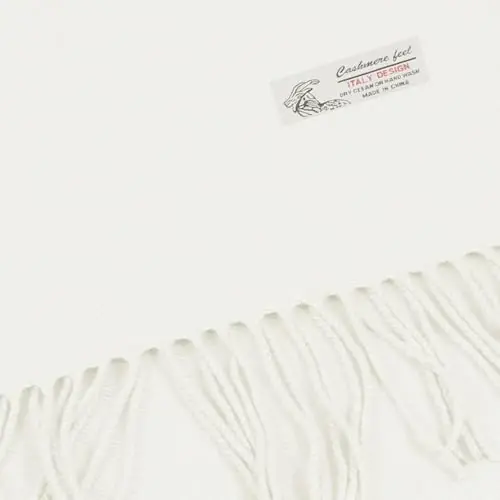 TZ Promise Plain Solid Color CasModazoneere Feel Classic Soft Luxurious Winter Scarf For Men Women - 2