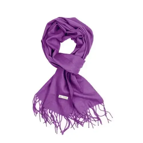 TZ Promise Plain Solid Color CasModazoneere Feel Classic Soft Luxurious Winter Scarf For Men Women - TZ