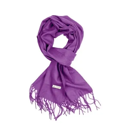 TZ Promise Plain Solid Color CasModazoneere Feel Classic Soft Luxurious Winter Scarf For Men Women - 1