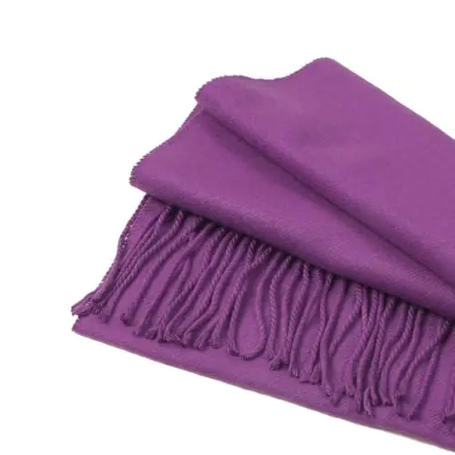 TZ Promise Plain Solid Color CasModazoneere Feel Classic Soft Luxurious Winter Scarf For Men Women - 3