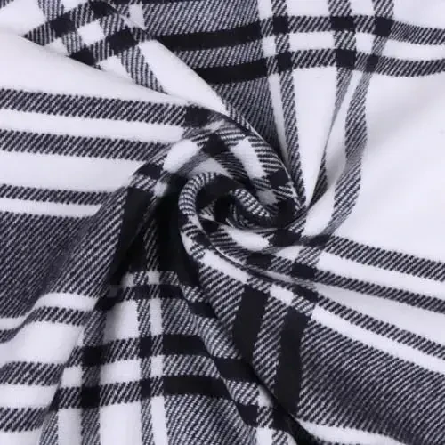 TZ Promise Tartan Plaid CasModazoneere Feel Classic Soft Luxurious Winter Scarf For Men Women - 4